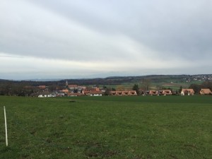vue du village de Lentigny   