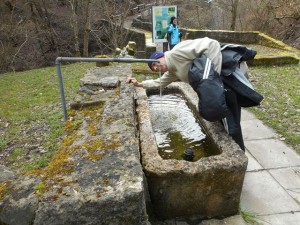 Chavannes-Chêne, la fontaine du moulin 