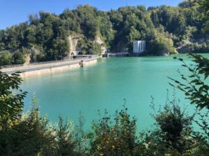 jusqu'au barrage
