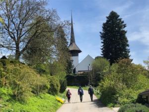 l'arrivée à Ferenbalm et sa