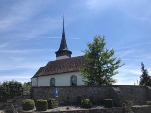 Départ du cimetière de Kerzers (Chiètres) à la Niederriedstrasse