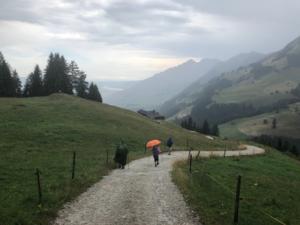 Début de la descente vers les Cavouettes