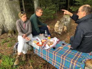 Pause à la forêt de