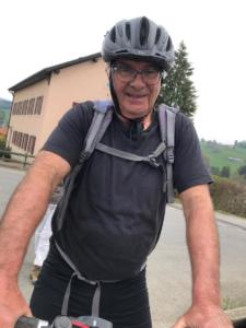 avec les cyclistes!