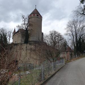 Départ gare de Lucens - Château