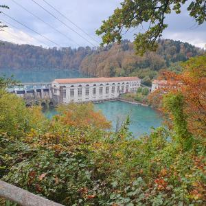 avant le retour au barrage du Wohlensee.