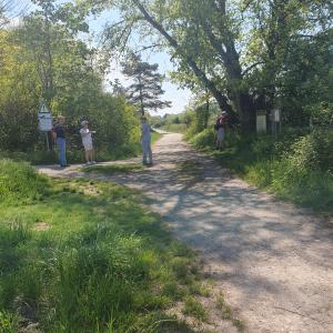 le passage sur la passerelle