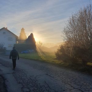 A Lentigny, le brouillard 