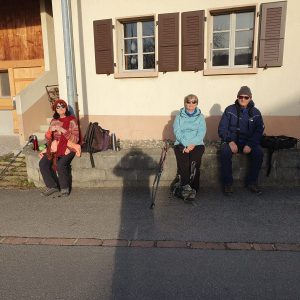 Une belle pause au soleil à Villariaz