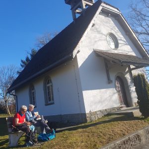 la pause à, je croix, l'endroit