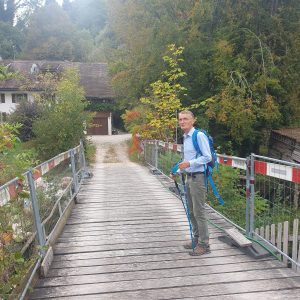 Le pont des Pelons sur l'Arbogne.