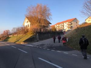 la montée de Lentigny et la dernière étape.