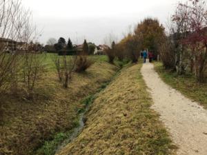 Le long du