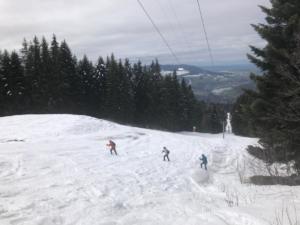 la piste.