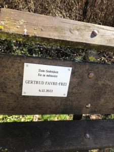 Une très belle et généreuse personne: Gertrud.