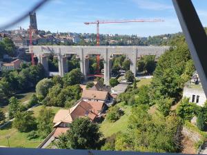 avec les travaux du pont de Zaeringen.