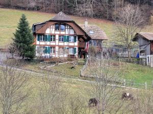 et ses belles maisons à colombages.