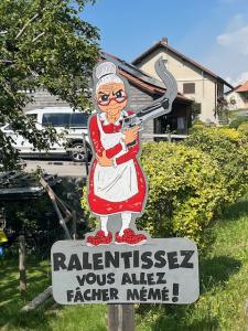 à La joux où Mémé nous reçoit!