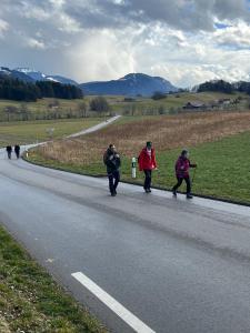 Le long de la route avant de remonter le long du ruisseau Le Dâ
