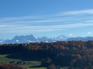 Dents du Midi et Mont Blanc.