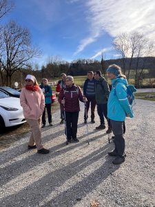 Départ de l'ancien terrain de foot d'Autigny