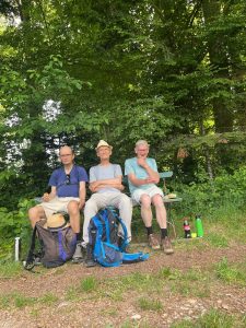 une belle pause en dessus de La Chaux vers