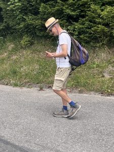 En route