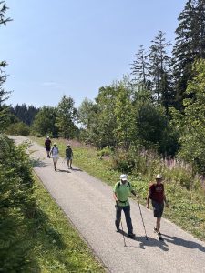 La descente sympa sur la route.