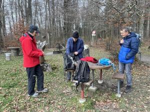 Pause au coins de la forêt d'Ober-Eichelried.